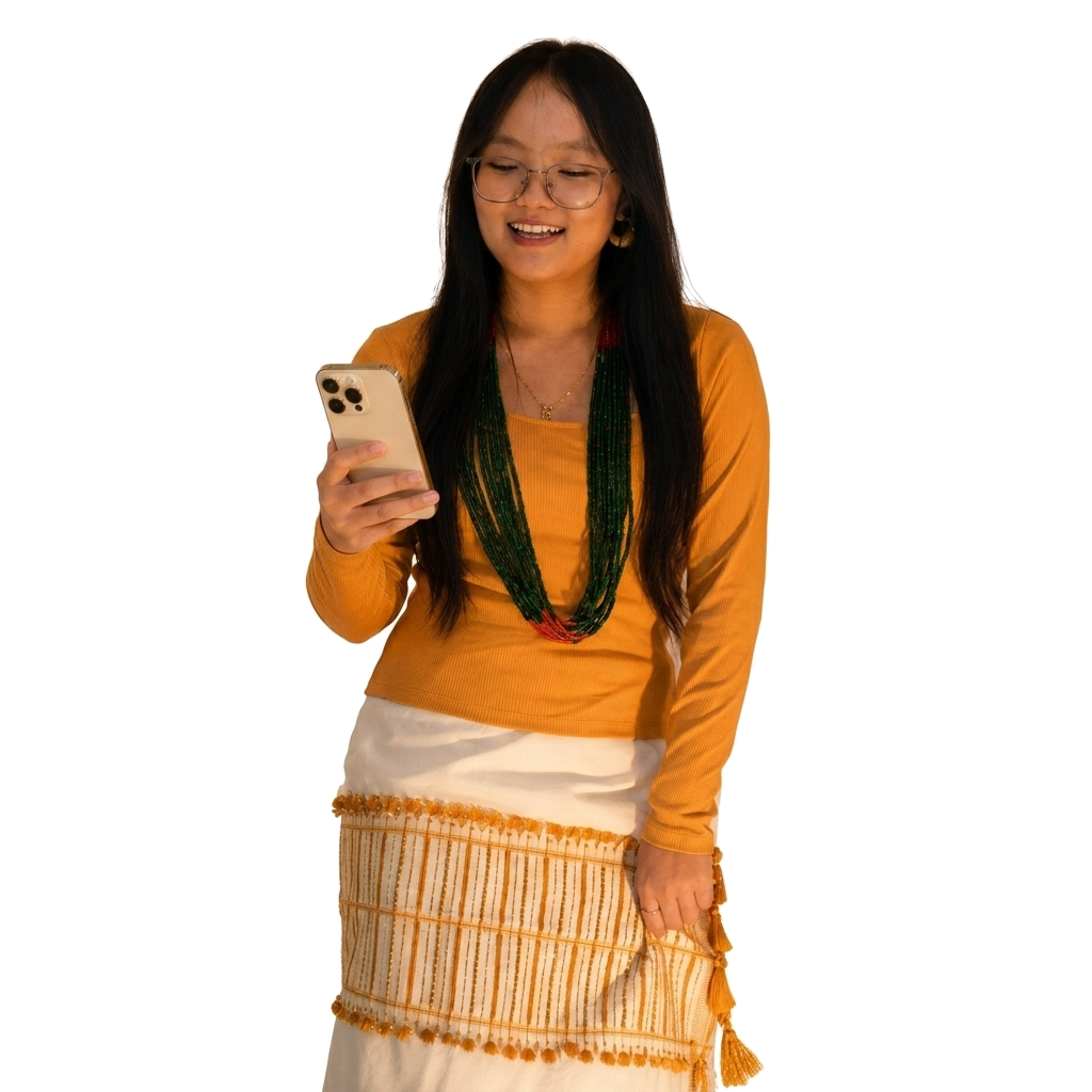 Arunachal Girl using NYIDA App